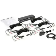 Tripp Lite 4-Port HDMI/USB KVM Switch with Audio/Video and USB Peripheral
