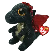 TY Beanie Boos GRINDAL – Dragon with Horn (Medium Size)