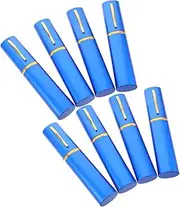 [AKOOSY] 8pcs Portable Eyeglasses Case Durable Aluminum Eyewear Holder with Clip Hard Shell Glasses Storage Box for Travel Office and Outdoor Use