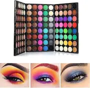 120 Vivid Colors Mini Eyeshadow Palette Matte and Shimmer - Professional 3 Layers Bright and Warm Colorful Eye Shadows Makeup Pallet Set (120 colors)