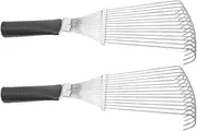 2Pcs Sheep Grooming Rake Portable Tool for Dogs Cats Soft Brush for Shedding Dematting Static Elimination Ergonomic Handle for Comfortable Use