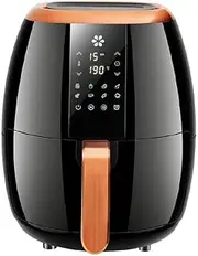 Multifunctional air Fryer, 8 Preset Hot air Fryer Ovens Oil-Free air Fryer with Touch Screen Compact Size 26 * 33 Cm Comfortable Anniversary