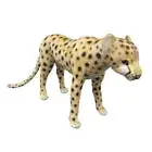 Hansa Cheetah standing soft plush toy 16"/40cm excluding tail