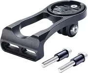 Dymoece Out Front Bike Computer Combo Mount for Garmin Edge Gopro (200 500 510 520 800 810 820 1000 1030 Touring) (Black)