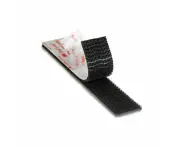 Tape Black 25mm Self Adhesive Hook Loop