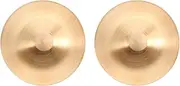 Atelierate 9cm Hand Percussion Copper Cymbals Children Musical Instrument Education Toys Brass