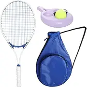 Qianly Tennis Rebounder Set, Individual Trainer with Racket for Beginners in Outdoor