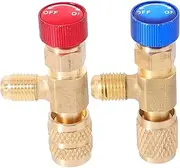 PLAFOPE Safety Valve Flow Control Ac Charging Valve Safety Adapter for Ac Tank Adapters Manifold Line Repair Tools