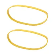 2PCS Band Saw Tires Woodworking Non Slip Rubber Tire Replacement for 8 Inch Bandsaw Wheel Tire Yellow