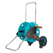 GARDENA AQUAROLL M HOSE TROLLEY Telescopic Handle, Fold-Out Wheel *German Made