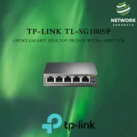 在飛比找蝦皮購物優惠-Tp-link TL-SG1005P 4口千兆台式機PoE交