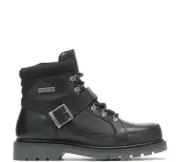 Harley-Davidson Stinson Waterproof Full Grain Leather Zip Sided Boots in Black