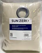 ONE PANEL PAIR 104" x 84" SUN ZERO LICHTENBERG BLACKOUT CURTAINS GROMMET