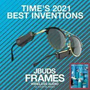 JLab JBuds Frames Wireless Open-Ear Audio for Your Glasses | 8-hour Bluetooth Pl