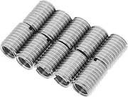 10pcs Metal Thread Repair Adapter Threaded Fastener Conversion Insert Stainless Steel Threaded Sleeve Internal M8/External M10