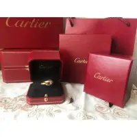 在飛比找蝦皮購物優惠-真品 CARTIER 卡地亞經典三環戒  750 簡約經典 