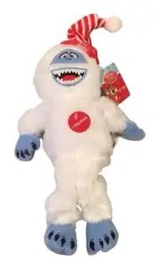 Rudolph the Red Nosed Reindeer Abominable Snowman Plush Dog Toy Squeaker