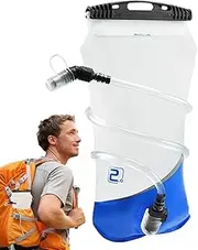 Hiking Bladder,2L Leak Proof Water Pouch - Wide Opening Pouch for Easy Fill, Hydration Pack for Camping Cycling Running