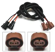 Extension Wire U 9012 HIR2 Two Harness Head Light Dual Beam Bulb Socket Plug OE