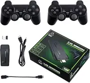 Game Console, Wireless Gamepad Controller, M8 Wireless Game Console, 2.4G HD Arcade PS1 Home TV Mini Game Console, Retro Game Console, 64G 10000+ gamge