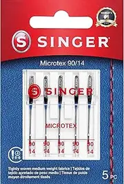 [Singer] 04712 Universal Microtex Sewing Machine Needles, Size 90/14, 5-Count