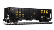 Bachmann 93656 G BETHLEHEM STEEL 100 TON HOPPER CAR CSX #351279 - Black CSXT