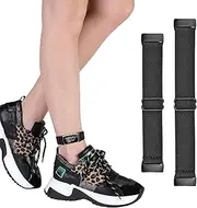 Wizvv Elastic Ankle/Arm/Wrist Band Compatible with Fitbit Charge 6/5 Fitness Tracker, Adjustable Stretchy Nylon Sport Workout Replacement Strap Women Men Armband/Ankleband/Wristband Accessory (Black)