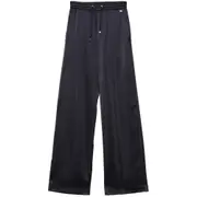 [Herno] Herno Satin Palazzo Pants 38 IT BLUE