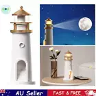 Moon Projector Lighthouse Lamp with Bluetooth Rechargeable USB LED Night Light