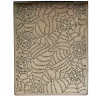 Happy Halloween Spider Web Background Plastic Embossing Folders for Card Making