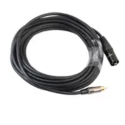 TR044BM RCA Male to Canon Microphone Mixer Audio Extension Cable 3M LENGTH