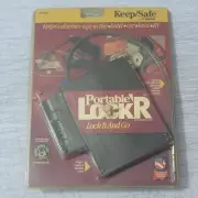 Vintage Portable Lock'r Cable Locker Lock It and Go Sentry New 1994 NOS Sealed