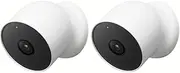Google Nest Cam Outdoor Indoor, 1080p HD, Motion Sensor Alert, Wireless Wi-Fi, Rechargeable Battery, Smart Security Camera, 3-Pack