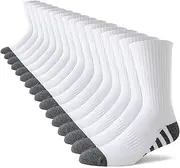 [JOYNÉE] 8 Pairs Mens Crew Work Cushion Socks Long Athletic Running Socks Workout Breathable Socks