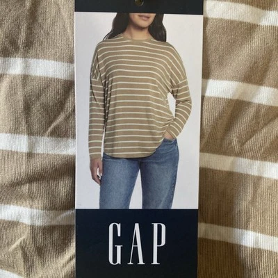 Gap Ladies' Drop Shoulder Top, Tan, Medium