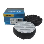Mirka Polishing Foam Pad 85x25mm Black Waffle 2 Pack