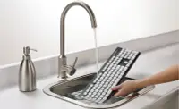 在飛比找Yahoo!奇摩拍賣優惠-韓文版 Logitech羅技K310可水洗式USB鍵盤,雷射