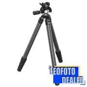 Leofoto SA-404CLX+MH-60X Tripod with BallHead Arca&Picatinny Lever-Release Clamp