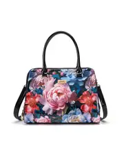 Serenade - SF14-0343 Marguerite Grip Handle Leather Bag
