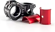 Bike Stem 31.8/35 Bicycle Stem 50mm Handlebar Riser Extender for Road Bike, Mountain Bike, MTB, BMX, Cycling (Fit 31.8mm/1.25" and 35mm Handlebar)