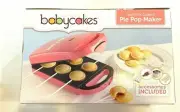 Baby Cakes Pie Pop Maker Made Miniature Pie Pops Quick Cooking Electric New