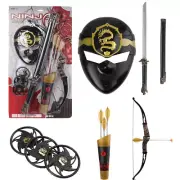 Ninja Pretend Kits Sword Arrow Bow Mask Halloween Costume For Kid Birthday Gift