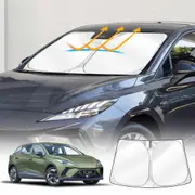WindScreen Sun Shade for MG MG4 2023-2025 Blocks UV Rays Foldable Custom Wind Screen Sun Visor Protector