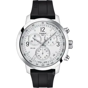 TISSOT 天梭 官方授權 T-Sport PRC 200 CHRONOGRAPH計時腕錶-T1144171103700