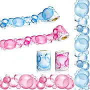 CHNBCG 65.6ft Summer Bulletin Board Border Decorations - 2 Rolls Ocean Bubble Trim, Reusable Classroom Edging for Back to School Decor, Teacher Chalkboard & Homeschool Supplies