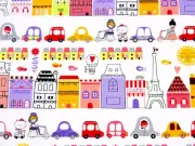 "Oui Oui Paris" France City Market Sweet Fabric