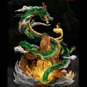 22cm Dragon Ball Z Shenron Figurine Goku And Wish Shenron Anime Figures PVC Acti