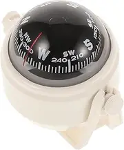 HANABASS Car and Boat Compass Dashboard Compass for Truck Car Compass Dash Mount Compass for Vehicle Car Dash Compass Boat Compass for Marine Dash Mount Car Decoration White