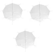 Toddmomy 3pcs Foldable Dog Barrier Outdoor Pet Cover Large Dog Fence Pet Enclosure Cover