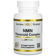 California Gold Nutrition NMN Flavonoid Complex with 25mg Apigenin 60 Veggie Caps